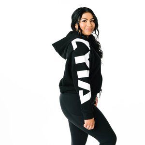 Zyia Active Black ZYIA Sleeve Hoodie